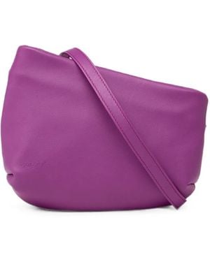Marsèll Fantasmino Leather Shoulder Bag - Purple