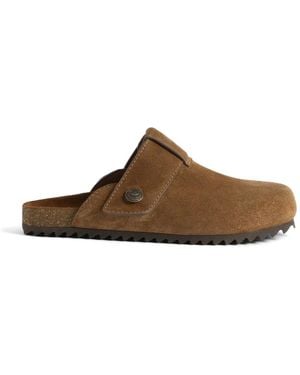 Zadig & Voltaire Santa Fe Suede Mules - Brown