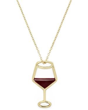 Aliita Collar Con Colgante De Copa De Vino - Metálico