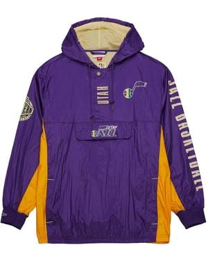 Mitchell & Ness Utah Jazz Team Og 2.0 Hoodie - Purple