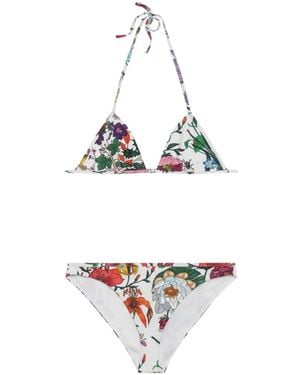 Gucci Bikini Met Bandanaprint - Wit