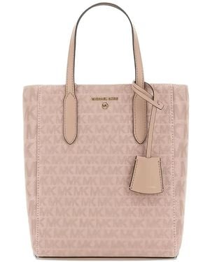 MICHAEL Michael Kors Sinclair Logo Charm Tote Bag - Pink