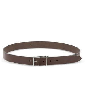 Anderson's Ceinture En Cuir - White