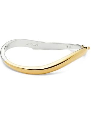 Missoma Savi Signature Hinged Bangle - Metallic