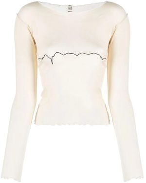 Baserange Tabby Star Long-Sleeve Top - Natural