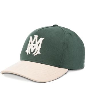 Amiri Cappello Bicolore Velluto - Verde