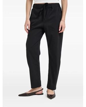 Semicouture Drawstring-waistband trousers - Schwarz