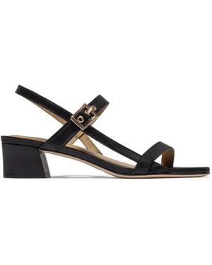Bernardo Jinji Buckle Strap Sandals - White