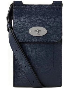 Mulberry Mini Antony Kuriertasche - Blau
