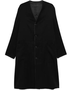 MM6 by Maison Margiela Buttoned coat - Schwarz