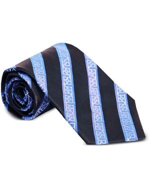 Zilli Striped-Pattern Tie - Blue