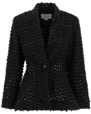 Stella McCartney Bouclé Blazer - Black