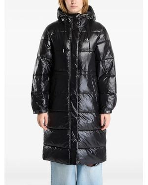 Calvin Klein Abrigo De Manga Larga - Negro