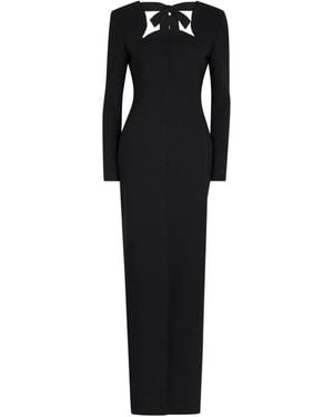 ROKSANDA Zari Bow-Detail Dress - Black