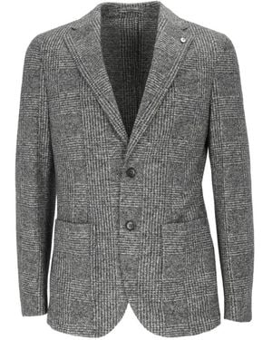 L.B.M. 1911 Blazer Con Solapas De Muesca - Gris