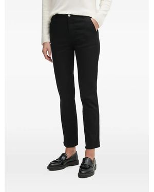 Benetton Button-Fastening Pants - Black