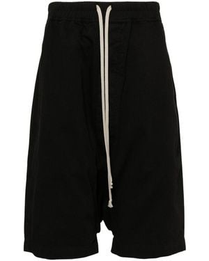 Rick Owens Shorts Mit Kordelzug - Schwarz