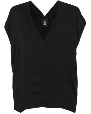 Thom Krom V-Neck Blouse - Black