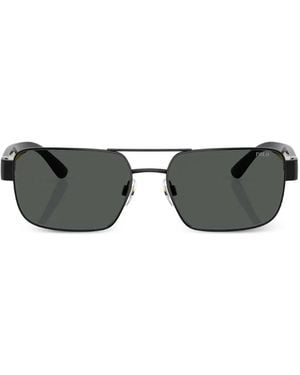 Polo Ralph Lauren Rectangle-Frame Sunglasses - Gray