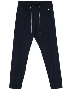 Corneliani Drawstring Straight-Leg Pants - Blue