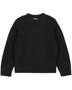 Jil Sander クルーネック セーター - ブラック