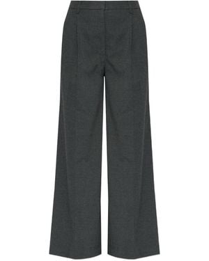 Munthe Houndstooth Trousers - Grey