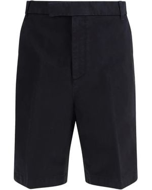 Thom Browne Button Welt Utility Chino Shorts - Blue