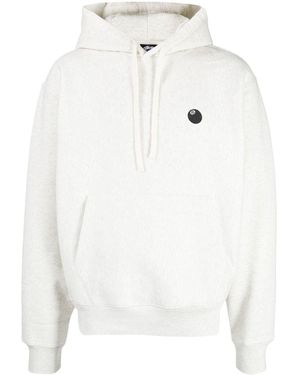 Stussy 8 Ball-embroidered Hoodie - White