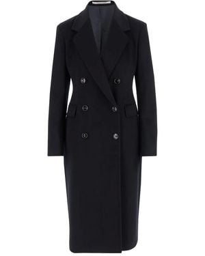 Tagliatore Double-Breasted Cashmere Coat - Black
