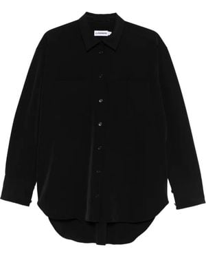 J.Lindeberg Willow Pocket Drape Shirt - Black
