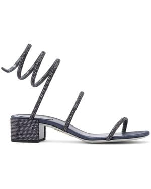 Rene Caovilla 40Mm Cleo Sandals - White