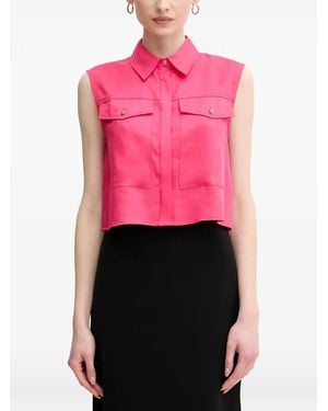 GAUDI Chest-Pockets Shirt - Pink