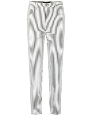 Marc Cain Feura Striped Jeans - Grey