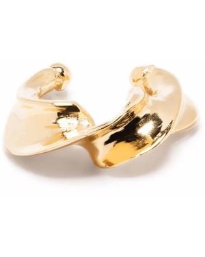 Annelise Michelson Pendiente earcuff Waves en plata de ley - Metálico