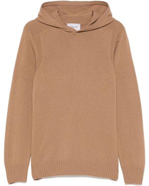 D4.0 Hoodie Aus Wolle - Braun