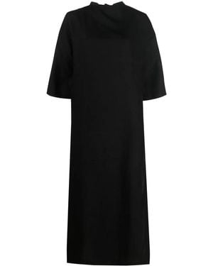 Zeus+Dione Vestido Triiris Con Bordado Geométrico - Negro
