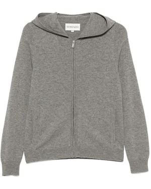 Bompard Zip-Up Cashmere Cardigan - Grey
