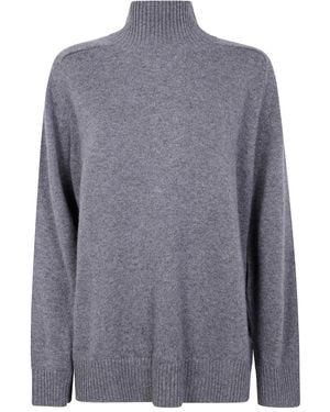 Paul Smith High-neck wool sweater - Grau