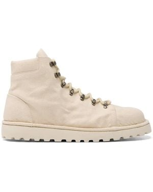 Marsèll Eyelet Lace-Up Boots - Natural
