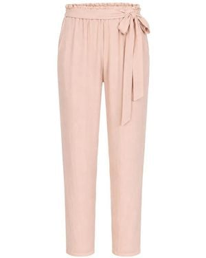 Eberjey Pantalones Hudson Con Cintura Anudada - Rosa