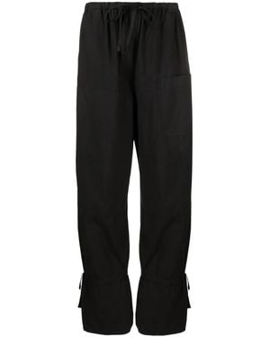 Lemaire Drawstring Parachute Pants - Black