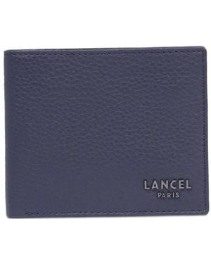 Lancel Côme 5Cc Leather Wallet - Blue