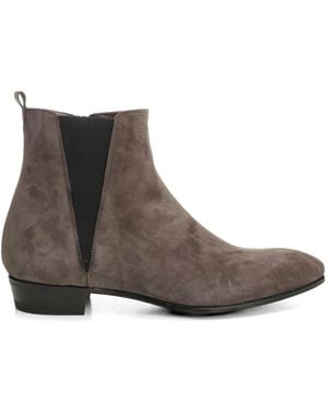 Lidfort Suede Zip-Fastening Ankle Boots - Brown