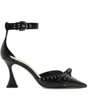 Alexandre Birman Clarita Eyelet-Embellished Court Shoes - Black