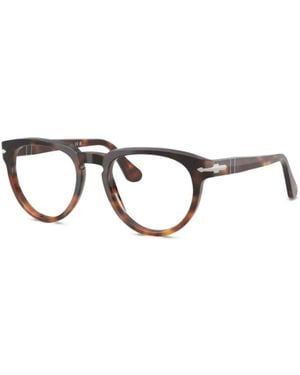 Persol Round-Frame Glasses - Natural