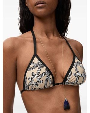 Loewe Top De Bikini Con Motivo Gráfico - Neutro