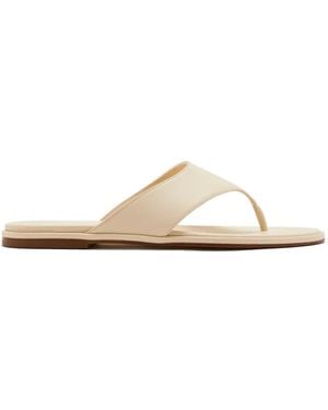 Aeyde Leather Sandals - White