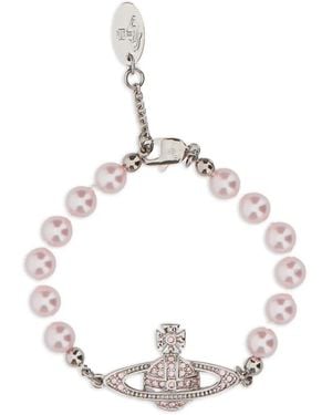 Vivienne Westwood Orb Pearl Bracelet - Metallic