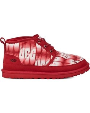 UGG Neumel Lta Wavelength Chukka Boots - Red