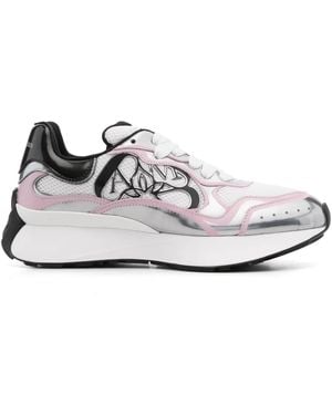 McQueen Sneakers Mit Logo - Weiß